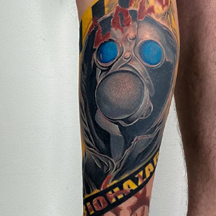 Männlich Farbe Realismus tattoo auf Schienbein #82636 | Tattoo Artist Aleksey Shitov