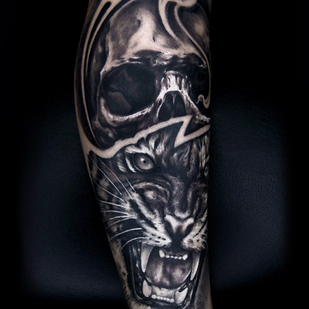 Männlich Schwarz und Grau Realismus tattoo #83014 | Tattoo Artist Pavel Zubkov