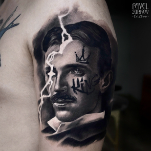 Männlich Schwarz und Grau Porträt tattoo #83016 | Tattoo Artist Pavel Zubkov