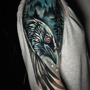 Männlich   tattoo auf Schulter #87196 | Tattoo Artist Albina Kruchinina / blondie_tattoo