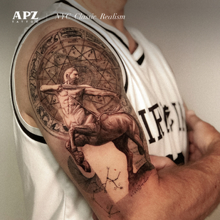 Männlich Schwarz und Grau Realismus tattoo auf Seite #86036 | Tattoo Artist Apz Tattoo