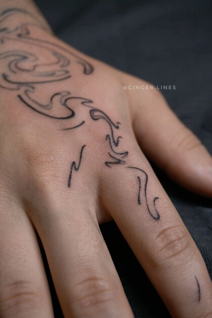 Tattoo-Ideen # Tattoo Artist Ginger Lines / Anna