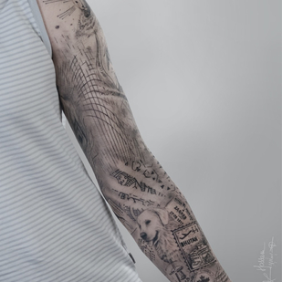 Schwarz und Grau  tattoo #88476 | Tattoo Artist Hossam tattoos