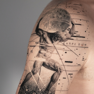 Schwarz und Grau  tattoo #86658 | Tattoo Artist Vytautas Vy