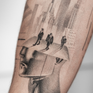 Schwarz und Grau  tattoo #86670 | Tattoo Artist Vytautas Vy