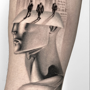 Schwarz und Grau  tattoo #86674 | Tattoo Artist Vytautas Vy