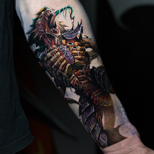 Männlich Farbe Realismus tattoo auf Unterarm #84256 | Tattoo Artist Andrey Indigo