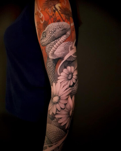 Tattoo-Ideen #89693 Tattoo Artist Dmitriy Chikaev