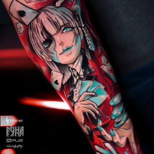 Männlich Farbe Anime tattoo auf Unterarm #85498 | Tattoo Artist Dmitriy Klaud
