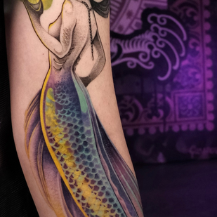 Weiblich Farbe Neo-traditionell tattoo auf Ärmel #85222 | Tattoo Artist Marusya