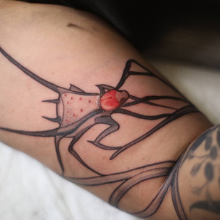 Weiblich Farbe  tattoo auf Schulter #84489 | Tattoo Artist Menshikova Katerina