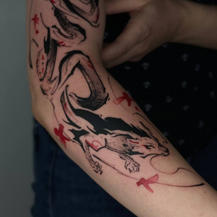 Anime tattoo #83571 | Tattoo Artist Mihail Morrison