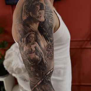 Männlich Schwarz und Grau Realismus tattoo #85959 | Tattoo Artist Nataliya Guk