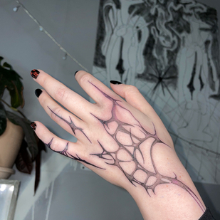 Weiblich Schwarz und Grau Whipshading tattoo #87113 | Tattoo Artist Olga Glotova