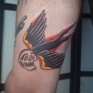 Männlich Farbe  tattoo auf Oberschenkel #86181 | Tattoo Artist Roma Dober