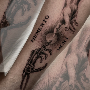 Männlich Schwarz und Grau Grafik tattoo #87866 | Tattoo Artist Sergey Martynov