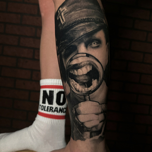 Schwarz und Grau Porträt tattoo #87965 | Tattoo Artist Victoria Ziman