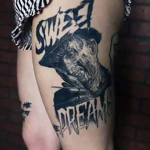 Schwarz und Grau Horror tattoo #87967 | Tattoo Artist Victoria Ziman