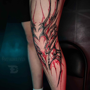 Weiblich Farbe Autorenstil tattoo auf Bein #91320 | Tattoo Artist Tattooed