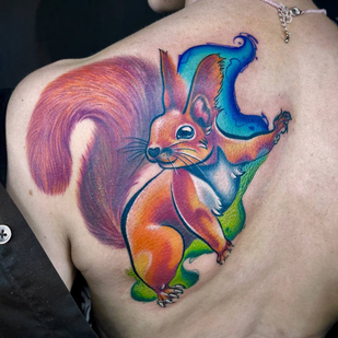 Weiblich  Autorenstil tattoo auf Rücken #91563 | Tattoo Artist Olesya Fraydlin