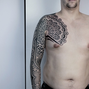 Ornamental tattoo #91809 | Tattoo Artist Nikita Petrov