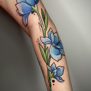 Weiblich Farbe New School tattoo #92503 | Tattoo Artist Smirnova Ulyana