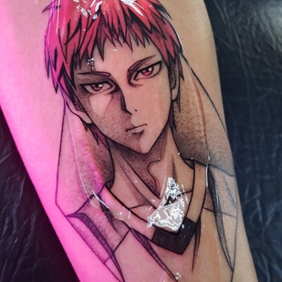 Männlich Farbe Anime tattoo auf Unterarm #92874 | Tattoo Artist Alisa Lisova