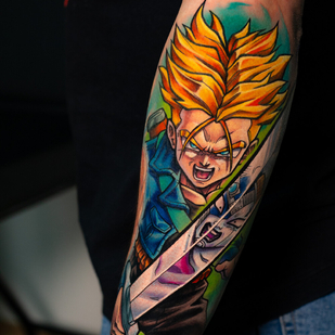 Anime tattoo #93081 | Tattoo Artist Rogério Opix