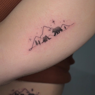 Weiblich Schwarz und Grau Fineline tattoo #94591 | Tattoo Artist Miki Sheir