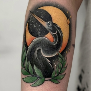 Weiblich Farbe Illustrativ tattoo auf Unterarm #95600 | Tattoo Artist Tonya | inkedwolfie