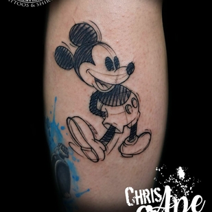 Weiblich Schwarz Skizze tattoo #95586 | Tattoo Artist Chris Ape