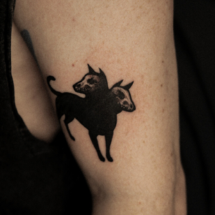 Männlich Schwarz Blackwork tattoo auf Rücken #99073 | Tattoo Artist Daria Duck