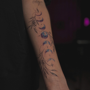 Weiblich  Aquarell tattoo auf Unterarm #96856 | Tattoo Artist Dariya Salmanova