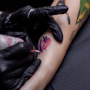 Weiblich Farbe Aquarell tattoo #97741 | Tattoo Artist Alena