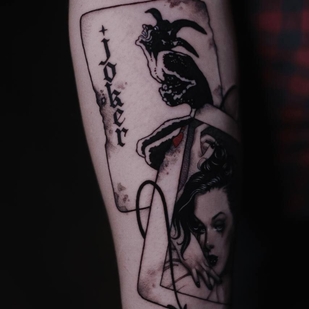Schwarz Grafik tattoo auf Unterarm #100569 | Tattoo Artist Yavorskaya Anastasiya