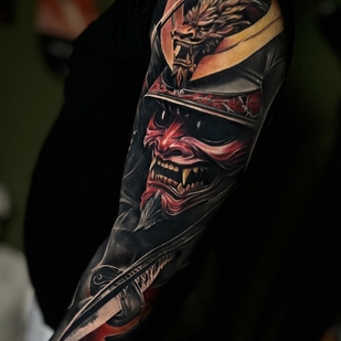 Männlich Farbe Realismus tattoo #99983 | Tattoo Artist Aleksandr Lysov