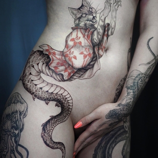 tattoo #100120 | Tattoo Artist Irina Matveeva