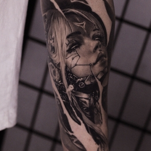 Schwarz und Grau Realismus tattoo #101062 | Tattoo Artist Pavel Kostyuk