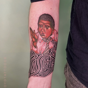 Männlich Farbe Porträt tattoo auf Unterarm #101257 | Tattoo Artist Sergey Floid