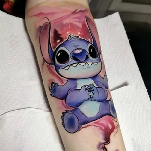 Farbe Aquarell tattoo auf Finger #101488 | Tattoo Artist Egor Hludnev