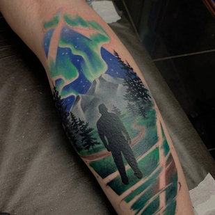 Männlich Farbe Abstrakt tattoo #103483 | Tattoo Artist Sergey Petrov