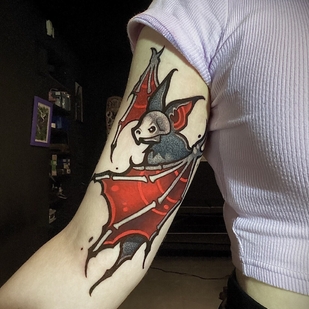Weiblich Farbe Neo-traditionell tattoo #104551 | Tattoo Artist Rodion Raskolnikov