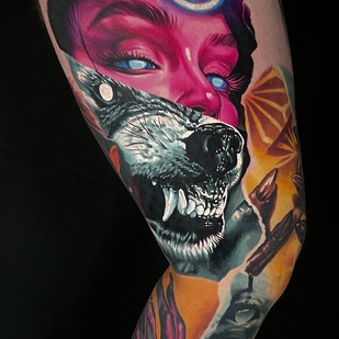Surrealismus tattoo #96061 | Tattoo Artist Yevhen Dikov