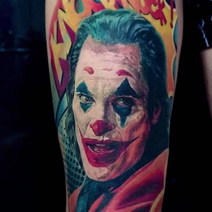 Männlich  Porträt tattoo auf Bein #96528 | Tattoo Artist Yevhen Dikov