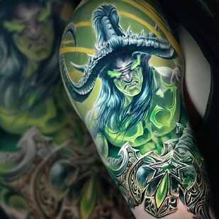 tattoo #97851 | Tattoo Artist Aleksandr Sigal Romashev