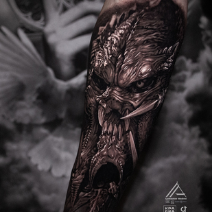 Schwarz und Grau  tattoo #91161 | Tattoo Artist Andrey Lukyanov