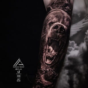 Schwarz und Grau  tattoo #91178 | Tattoo Artist Andrey Lukyanov