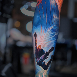 Männlich Farbe Realismus tattoo #101747 | Tattoo Artist Kirill Antique