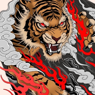 tattoo auf Bein #101712 | Tattoo Artist Slava Armeev