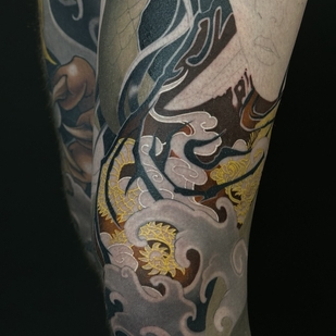 tattoo auf Bein #101715 | Tattoo Artist Slava Armeev